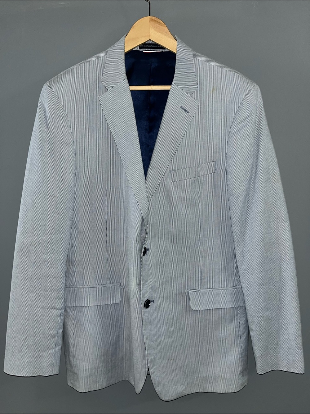Tommy Hilfiger Light Blue Men's Two-Button Blazer